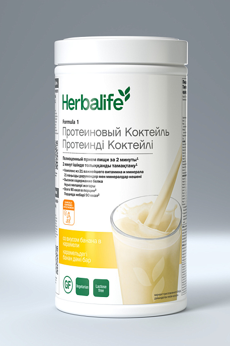 Протеиновый коктейль Формула 1 со вкусом банана в карамели