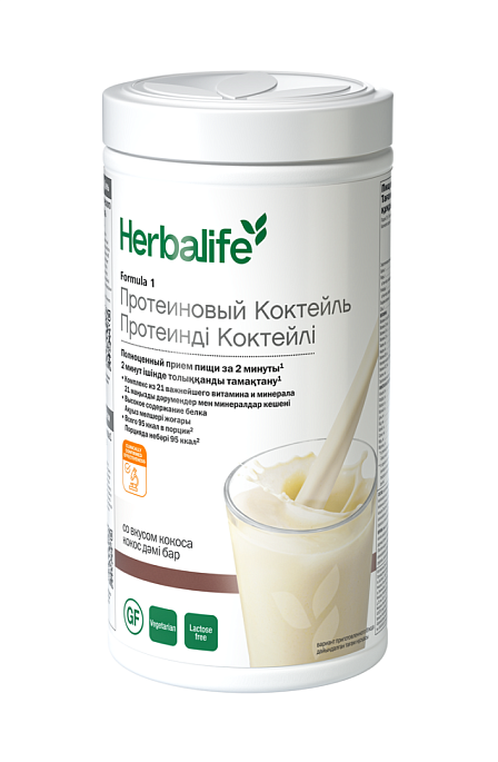 Протеиновый коктейль Формула 1 со вкусом кокоса