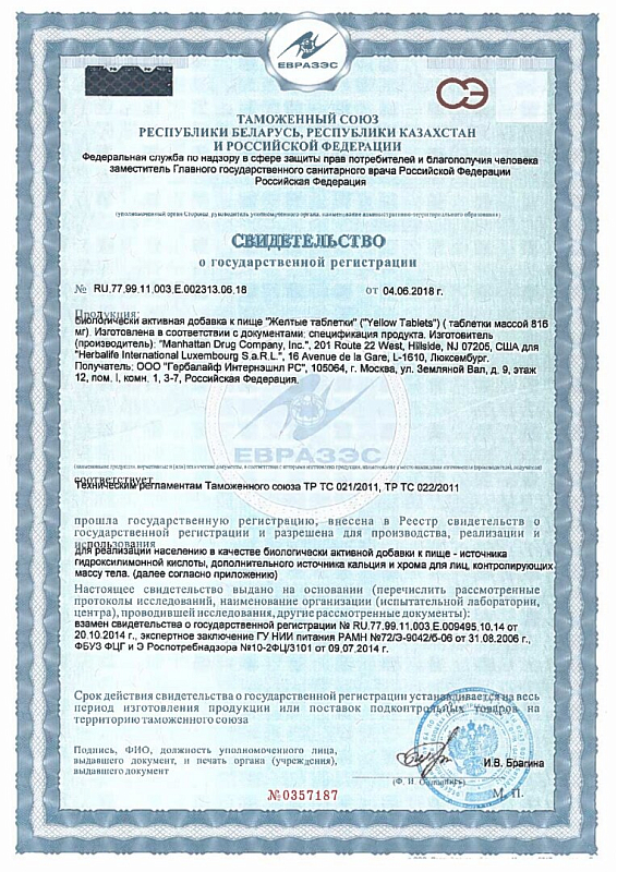 Желтые таблетки